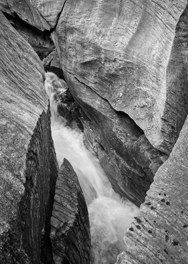Corbels Canyon I Lahko nasjonalpark, Nordland, fotokunst veggbilde / plakat av Erling Maartmann-Moe