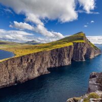 Fantastisk landskap på Færøyene., fotokunst veggbilde / plakat av Eirik Sørstrømmen