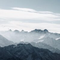 Utsikt fra Mount Titlis i Engelberg, Sveits. , fotokunst veggbilde / plakat av Kristian Aalerud