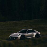 Porsche 911 night cruise. , fotokunst veggbilde / plakat av Kristian Aalerud