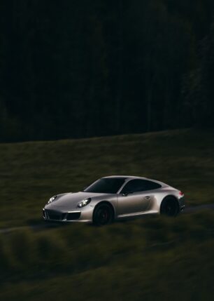 Porsche 911 night cruise. , fotokunst veggbilde / plakat av Kristian Aalerud
