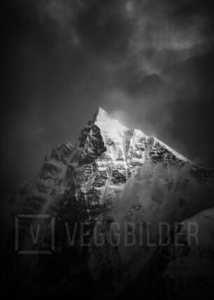 Mektig kveldslys på Mount MacDonald i BC, Canada. , fotokunst veggbilde / plakat av Kristian Aalerud