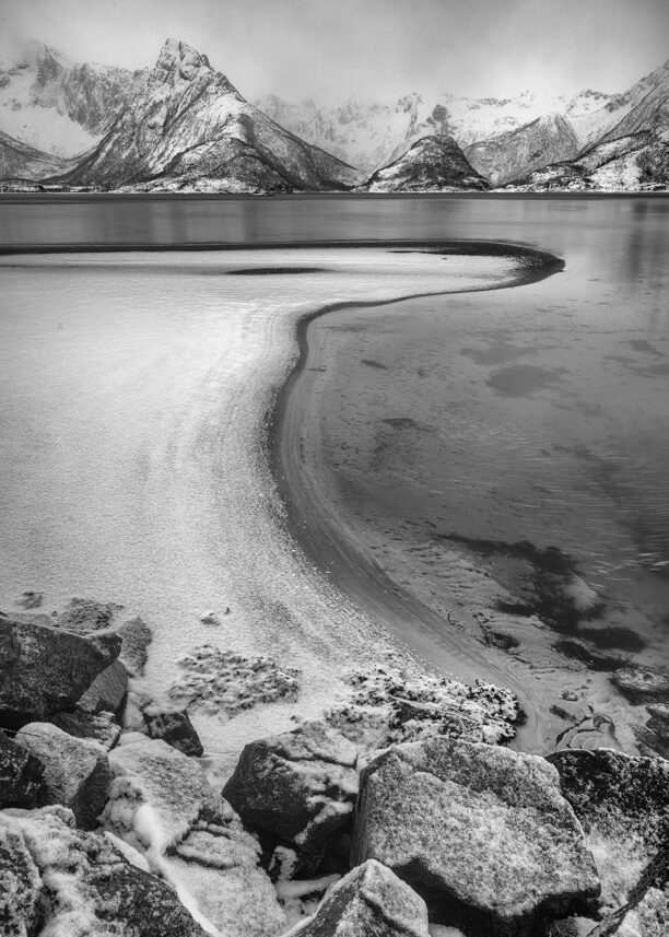 Isen legger seg, fotokunst veggbilde / plakat av Kåre Johansen