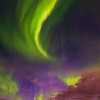 Nordlys over Denali II, fotokunst veggbilde / plakat av Kåre Johansen