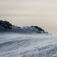 Snøføyke, fotokunst veggbilde / plakat av Kjell Erik Reinhardtsen