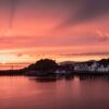 solnedgang over Hamn I Senja, fotokunst veggbilde / plakat av Kristoffer Vangen