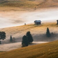 Alpelandskap i Italia, fotokunst veggbilde / plakat av Kristoffer Vangen