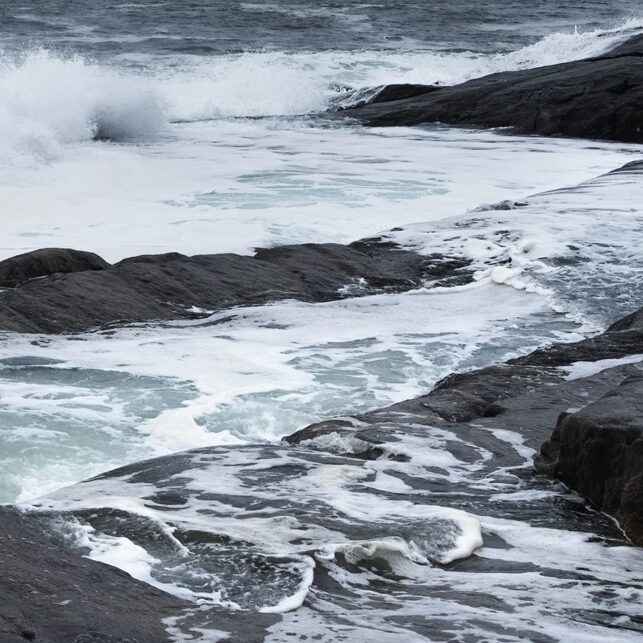 Uvær og bølger på Senja, fotokunst veggbilde / plakat av Kristoffer Vangen