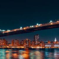 Brooklyn Bridge og Manhattan, fotokunst veggbilde / plakat av Peder Aaserud Eikeland