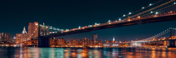 Brooklyn Bridge og Manhattan, fotokunst veggbilde / plakat av Peder Aaserud Eikeland