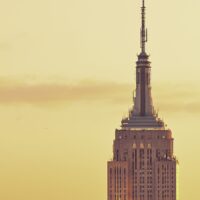 New York skyline morgenlys, fotokunst veggbilde / plakat av Peder Aaserud Eikeland