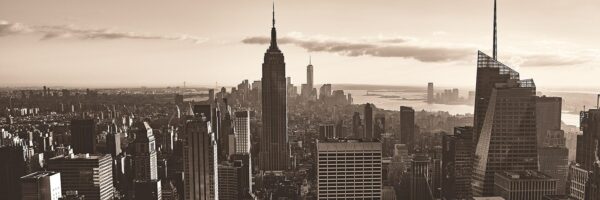 New York skyline retro style, fotokunst veggbilde / plakat av Peder Aaserud Eikeland