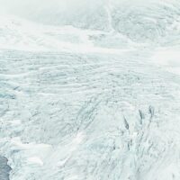 Austerdalsbreen tåke, fotokunst veggbilde / plakat av Peder Aaserud Eikeland