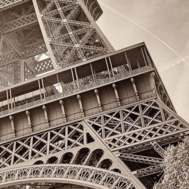 Eiffeltårnet innrammet, fotokunst veggbilde / plakat av Peder Aaserud Eikeland