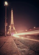 Eiffeltårnet i Parisnatten, fotokunst veggbilde / plakat av Peder Aaserud Eikeland