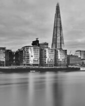Panoramabilde av London Millennium Bridge over Themsen, fotokunst veggbilde / plakat av Peder Aaserud Eikeland