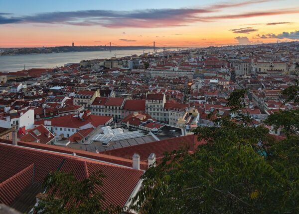 Lisboa utsikt, fotokunst veggbilde / plakat av Peder Aaserud Eikeland