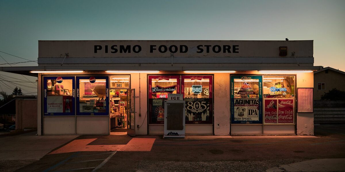 Pismo food store, fotokunst veggbilde / plakat av Peder Aaserud Eikeland