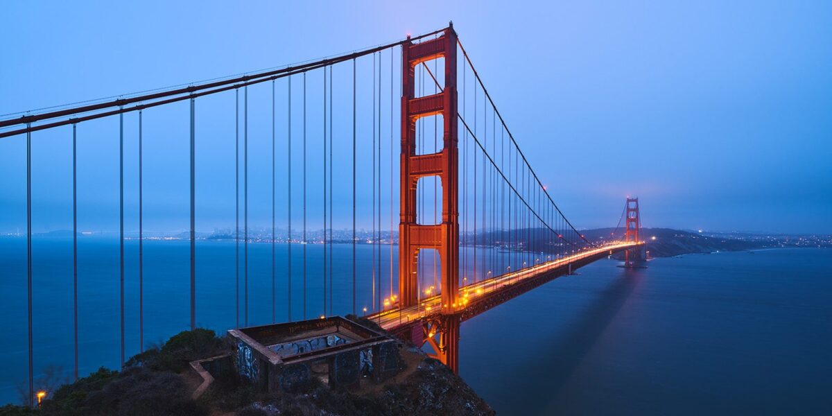 Golden Gate long, fotokunst veggbilde / plakat av Peder Aaserud Eikeland