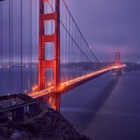 Golden Gate standing tall, fotokunst veggbilde / plakat av Peder Aaserud Eikeland