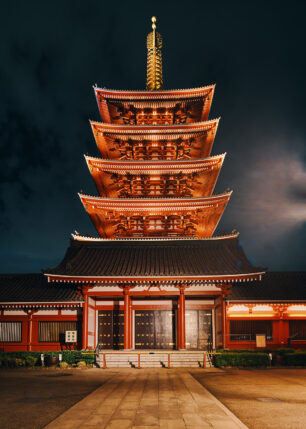 Senso ji temple, fotokunst veggbilde / plakat av Peder Aaserud Eikeland