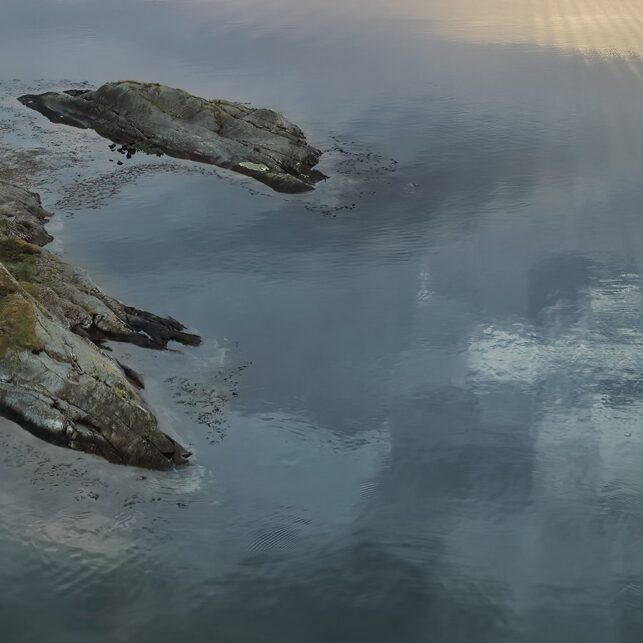 Stille over vannet, fotokunst veggbilde / plakat av Peder Aaserud Eikeland