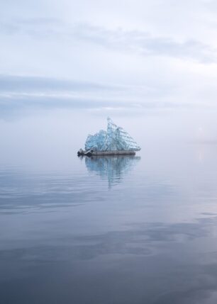 Isfjell i Oslofjorden, fotokunst veggbilde / plakat av Tor Arne Hotvedt