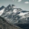 De karakteristiske toppene i fjellrekken Hurrungane, fotokunst veggbilde / plakat av Tor Arne Hotvedt