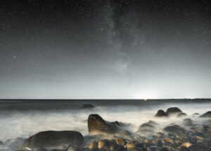 Melkeveien på himmelen på Lifjell, fotokunst veggbilde / plakat av Tor Arne Hotvedt