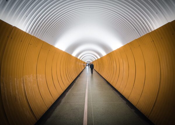 Tunnel i Stockholm, fotokunst veggbilde / plakat av Tor Arne Hotvedt