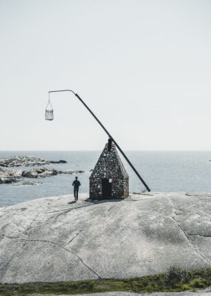 Verdens Ende i Tjøme utenfor Tønsberg, fotokunst veggbilde / plakat av Tor Arne Hotvedt