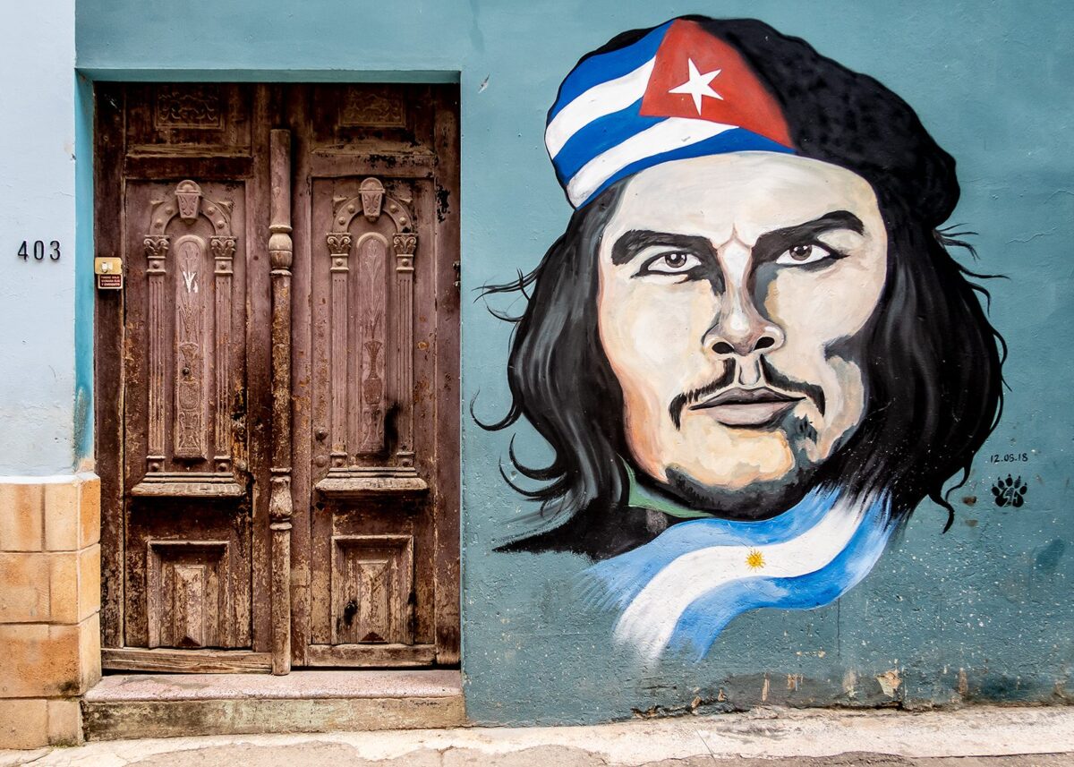 Gatekunst - Che Guevara, fotokunst veggbilde / plakat av Terje Kolaas