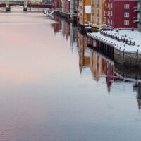 Trondheimsidyll, fotokunst veggbilde / plakat av Terje Kolaas