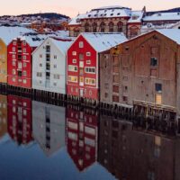 Morgenstund i Trondheim, fotokunst veggbilde / plakat av Terje Kolaas