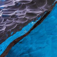 Detalj fra det edle isfjellet I, fotokunst veggbilde / plakat av Terje Kolaas