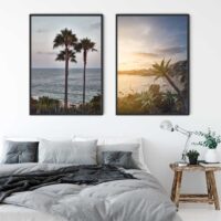 Solnedgang Laguna Beach, fotokunst veggbilde / plakat av Peder Aaserud Eikeland