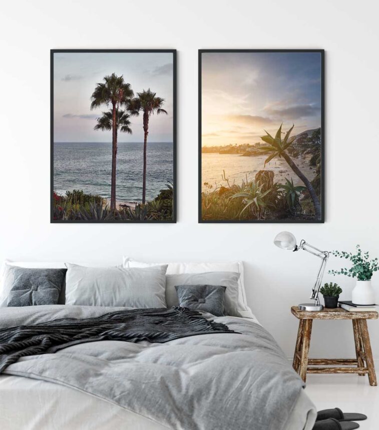 Laguna beach palmer, fotokunst veggbilde / plakat av Peder Aaserud Eikeland