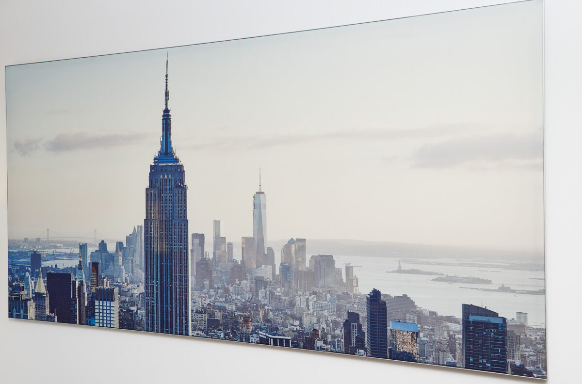 New York skyline morning glory, fotokunst veggbilde / plakat av Peder Aaserud Eikeland