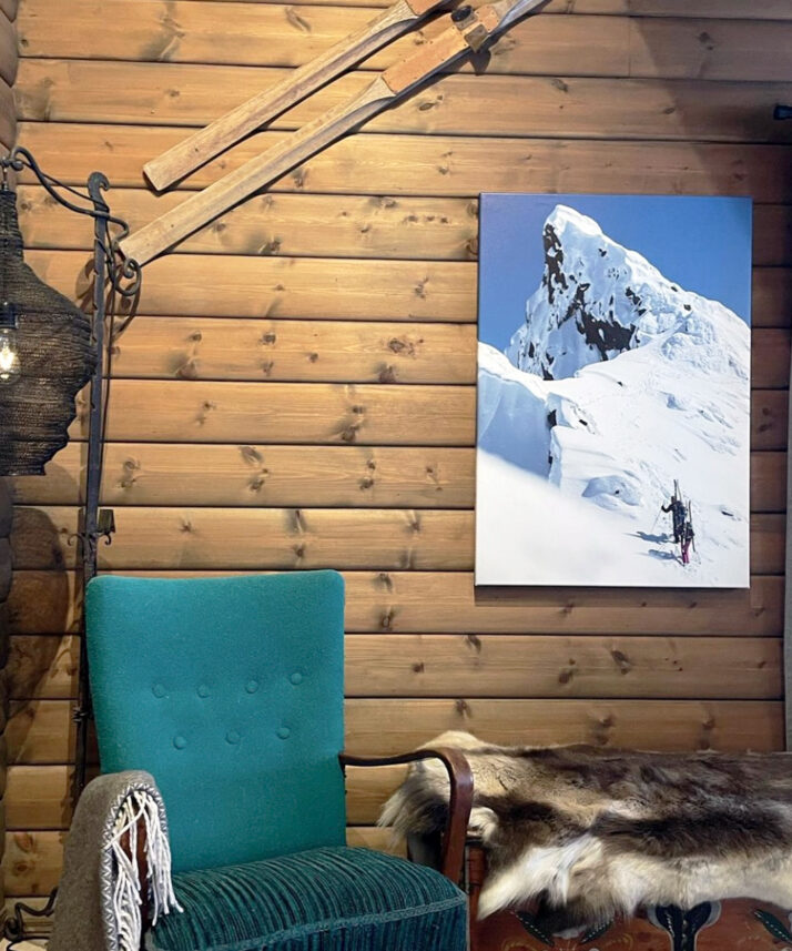 Mot toppen av fjellet, fotokunst veggbilde / plakat av Bård Basberg