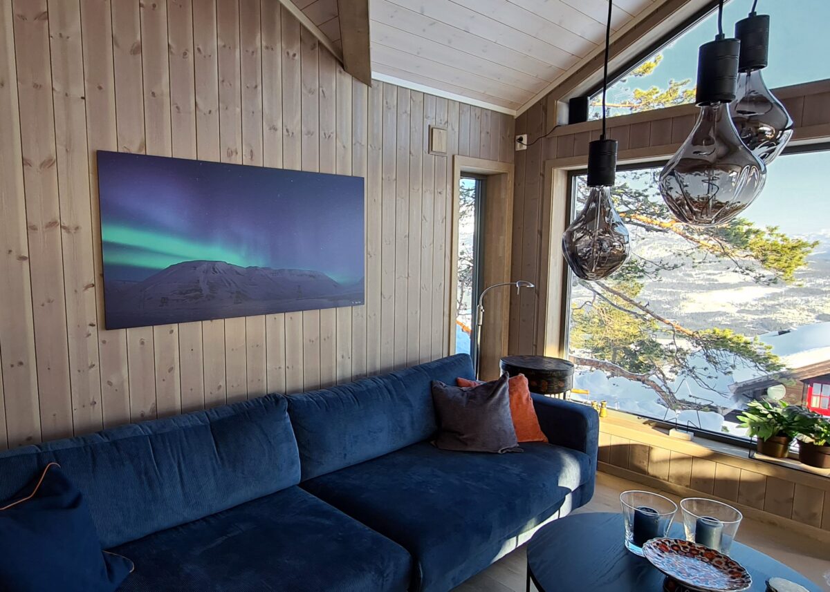 Nordlys over Bayfjellnosa -Limited Edition, fotokunst veggbilde / plakat av Magne Tveiten